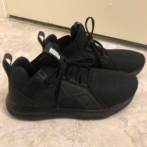 Puma black sneakers